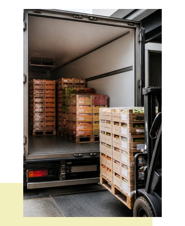 Перевозка сельхозпродукции на паллетах с доставкой в Орехово-Зуево