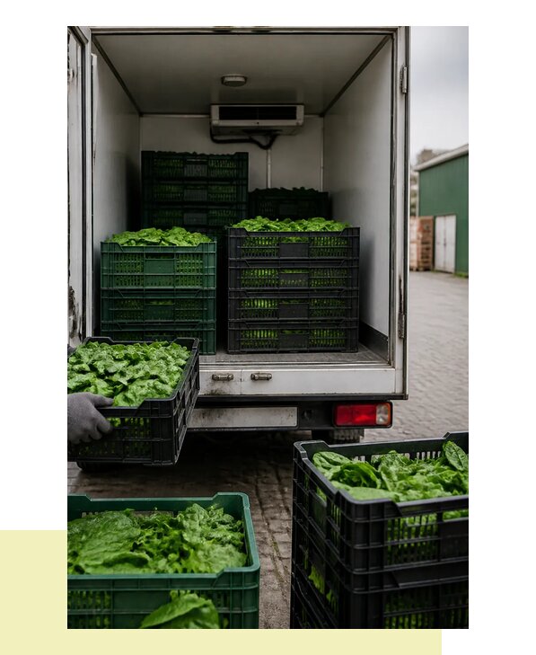 Перевозка шпината в Орехово-Зуево с сохранением свежести продукции